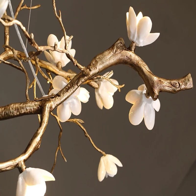 Minas Rustic Tree Branch Chandelier - Black47.24” ( 120 cm )Warm White 3000KCyranlamps