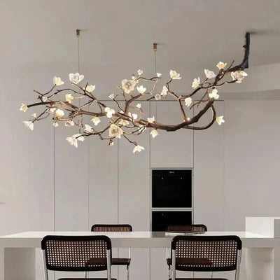 Minas Rustic Tree Branch Chandelier - Black47.24” ( 120 cm )Warm White 3000KCyranlamps