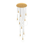 Minimalist Rings Stepless Dimming LED Nordic Duplex Stair Chandelier - Cyran Lamps