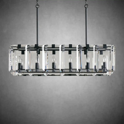 Modern Amaya Rectangular Chandelier - Cyran Lamps