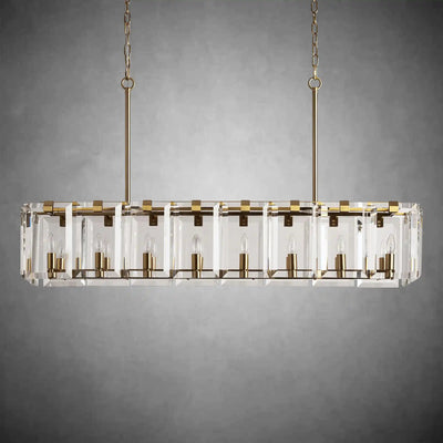 Modern Amaya Rectangular Chandelier - Cyran Lamps
