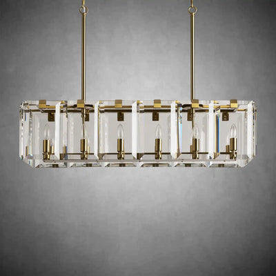 Modern Amaya Rectangular Chandelier - Cyran Lamps