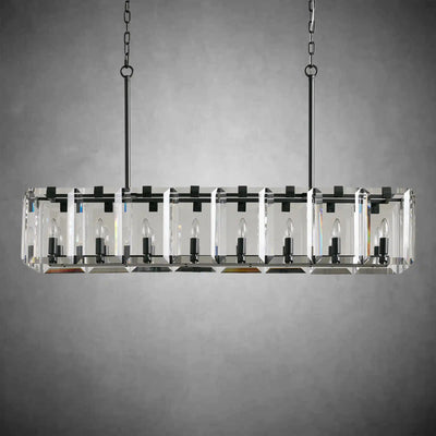 Modern Amaya Rectangular Chandelier - Cyran Lamps