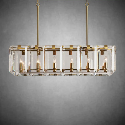 Modern Amaya Rectangular Chandelier - Cyran Lamps