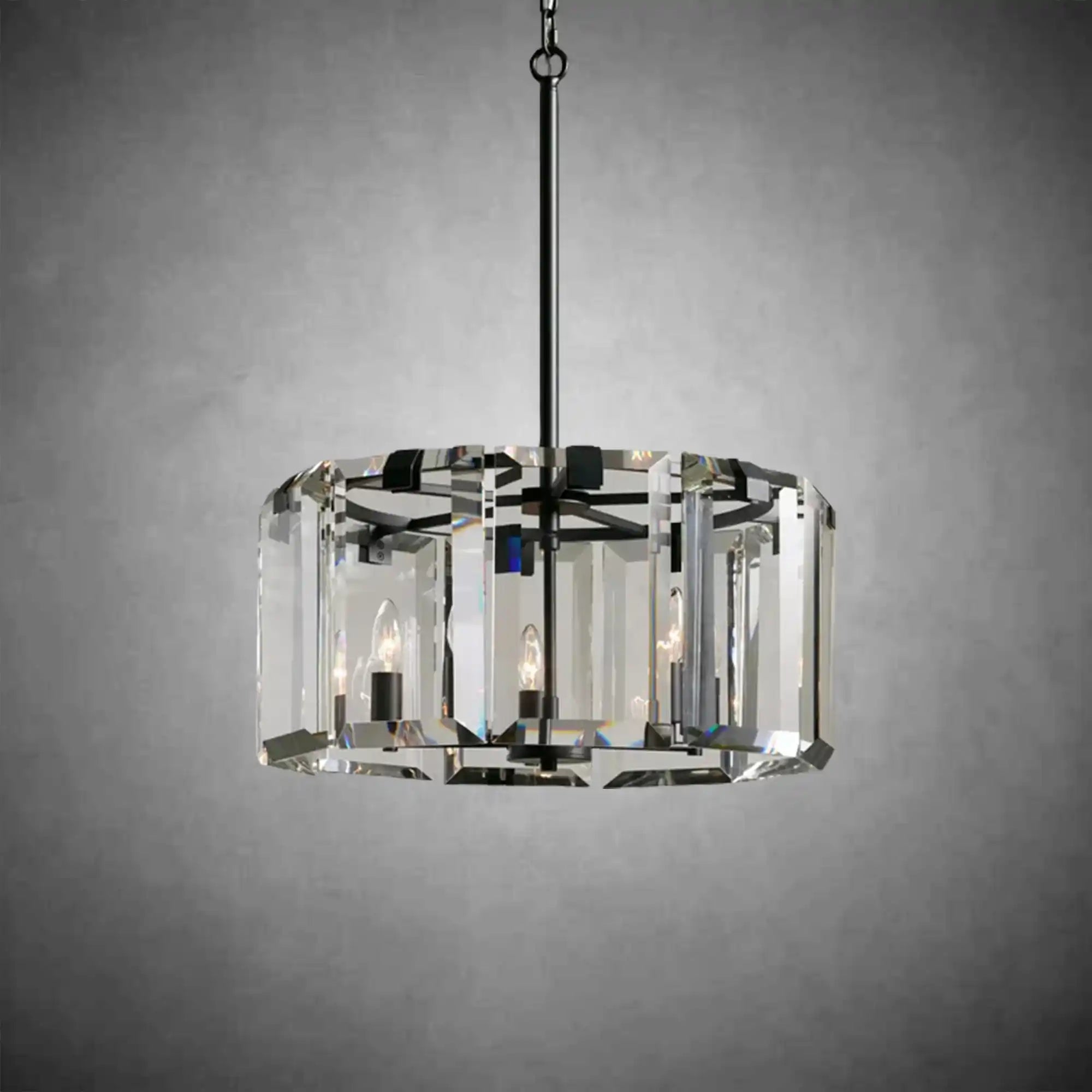 Modern Amaya Round Chandelier - Cyran Lamps