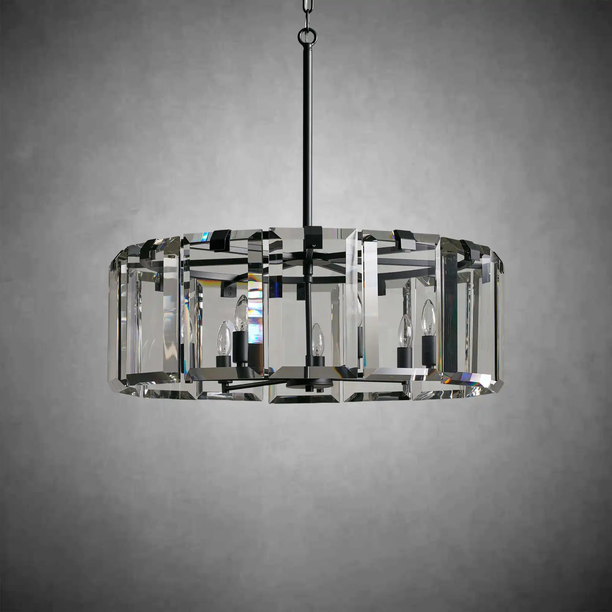 Modern Amaya Round Chandelier - Cyran Lamps