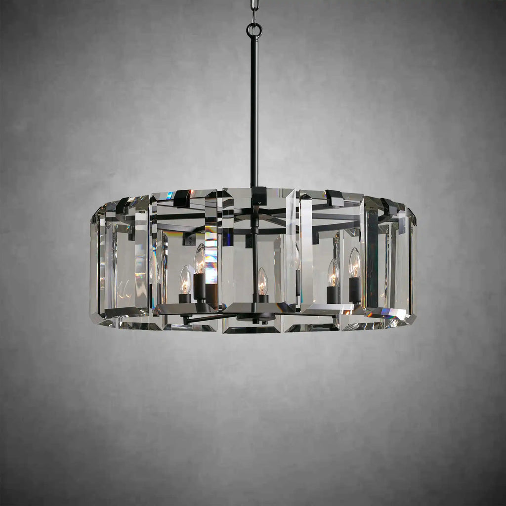 Modern Amaya Round Chandelier - Cyran Lamps