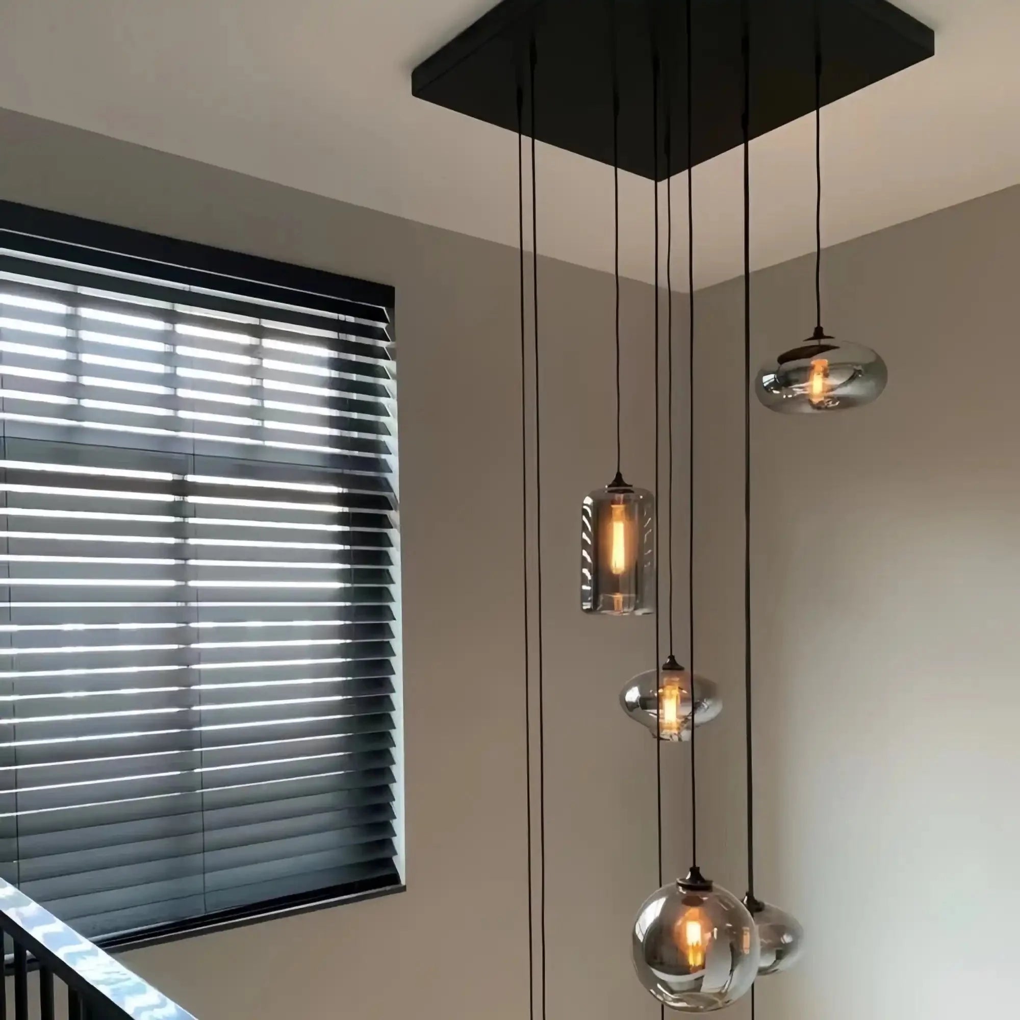 Modern Pendant Fixture light For 2 Story Foyer /Enterway /Staircase