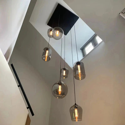 Modern Pendant Fixture light For 2 Story Foyer /Enterway /Staircase