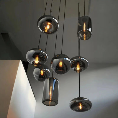 Modern Pendant Fixture light For 2 Story Foyer /Enterway /Staircase
