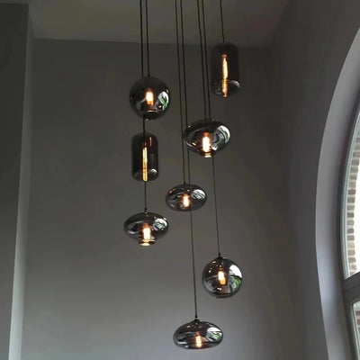 Modern Pendant Fixture light For 2 Story Foyer /Enterway /Staircase