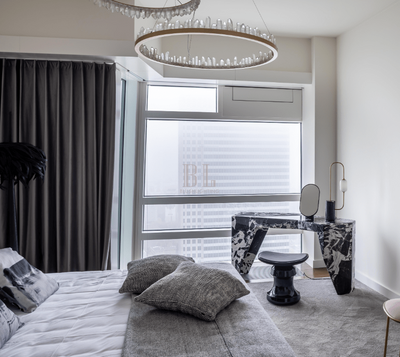 Modern Style Rings Brass & Natural Quartz Crystal Chandelier in Brass/Black Finish - 1 Tier / D23.6" * H4"BrassWarm LightCyranlamps