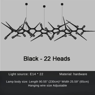 Modern Trendy Dining Room Lighting - 177” (L450cm)Warm light 3000KCyranlamps