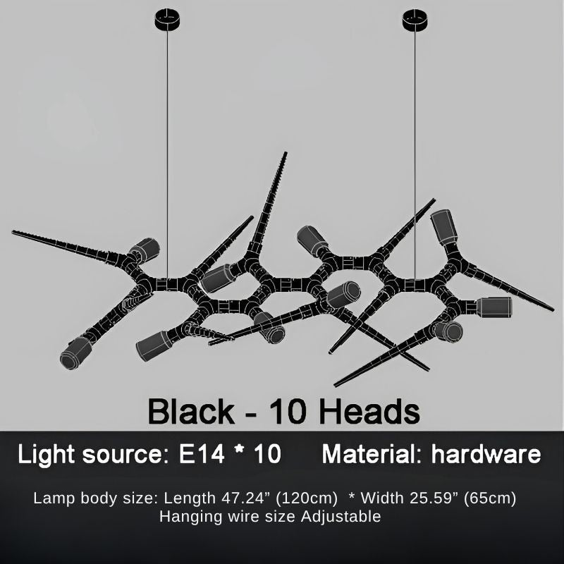 Modern Trendy Dining Room Lighting - 177” (L450cm)Warm light 3000KCyranlamps