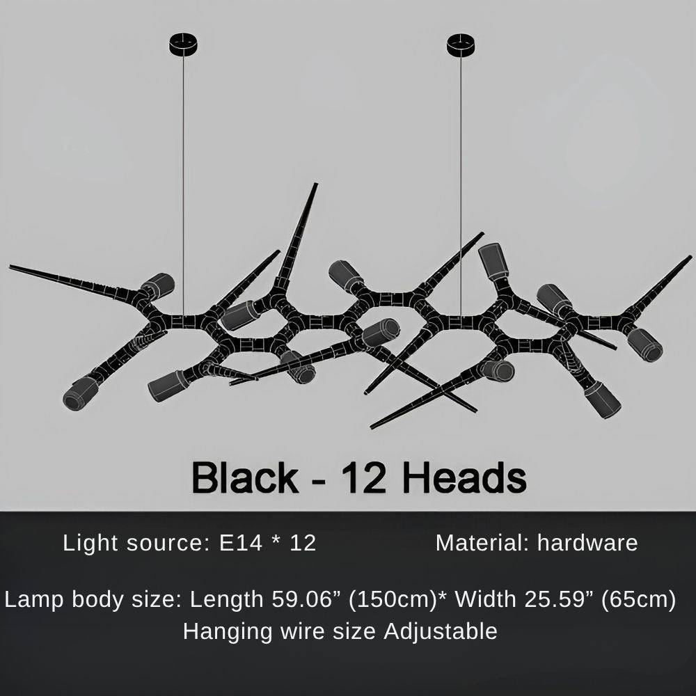 Modern Trendy Dining Room Lighting - 177” (L450cm)Warm light 3000KCyranlamps