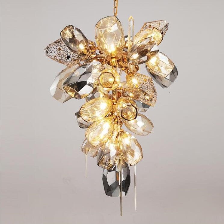 Modern Wine Glass Shape Chandelier Italian Light Luxury Light Fixture for Dining Room/Living Room - Cyran Lamps