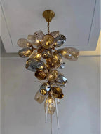 Modern Wine Glass Shape Chandelier Italian Light Luxury Light Fixture for Dining Room/Living Room - Cyran Lamps