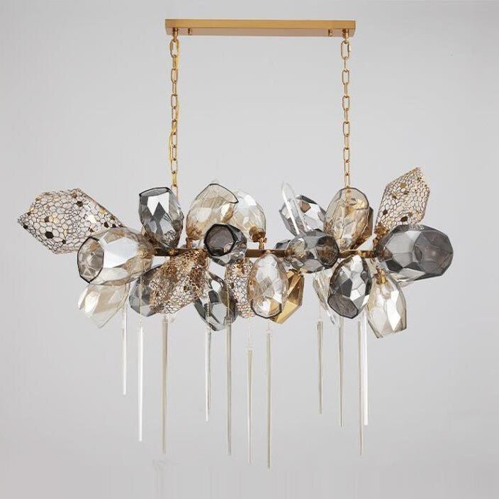Modern Wine Glass Shape Chandelier Italian Light Luxury Light Fixture for Dining Room/Living Room - Cyran Lamps