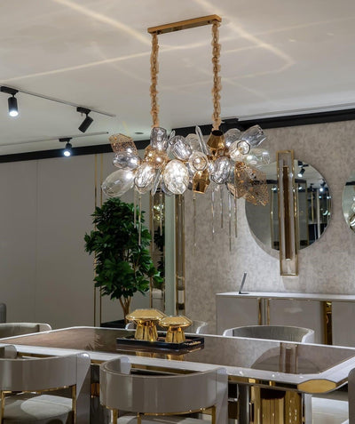 Modern Wine Glass Shape Chandelier Italian Light Luxury Light Fixture for Dining Room/Living Room - Cyran Lamps