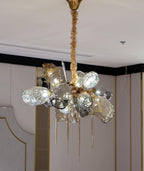 Modern Wine Glass Shape Chandelier Italian Light Luxury Light Fixture for Dining Room/Living Room - Cyran Lamps