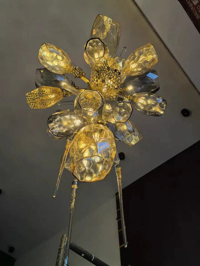 Modern Wine Glass Shape Chandelier Italian Light Luxury Light Fixture for Dining Room/Living Room - Cyran Lamps
