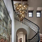 Modern Wine Glass Shape Chandelier Italian Light Luxury Light Fixture for Dining Room/Living Room - Cyran Lamps