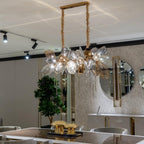 Modern Wine Glass Shape Chandelier Italian Light Luxury Light Fixture for Dining Room/Living Room - Cyran Lamps