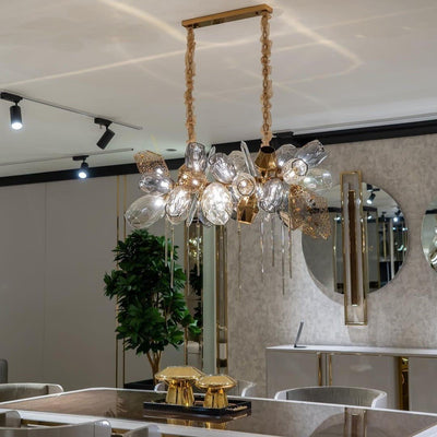 Modern Wine Glass Shape Chandelier Italian Light Luxury Light Fixture for Dining Room/Living Room - Cyran Lamps