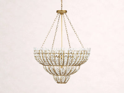 Morrigan Round Chandelier 34'' 56''D - Cyran Lamps