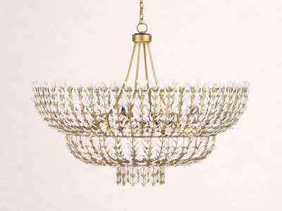 Morrigan Round Chandelier 34'' 56''D - Cyran Lamps
