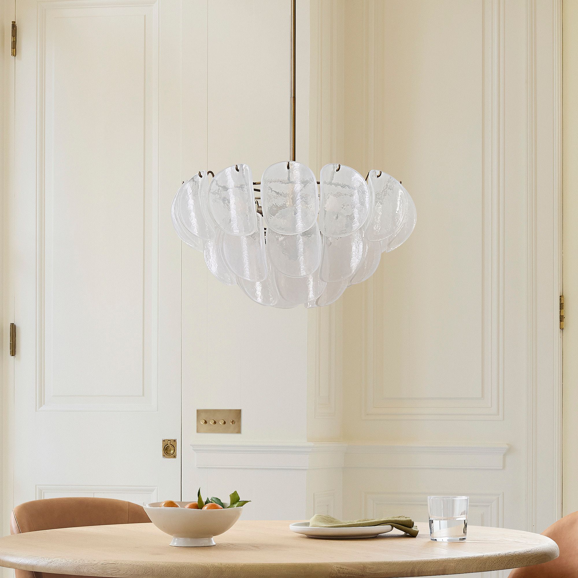 Murana Chandelier (22") White - Cyran Lamps