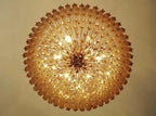 Murana Glass Chandelier – Amber - Cyran Lamps