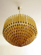 Murana Glass Chandelier – Amber - Cyran Lamps