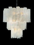 Murano Chandelier – 48 tubes – Alabaster White - Cyran Lamps