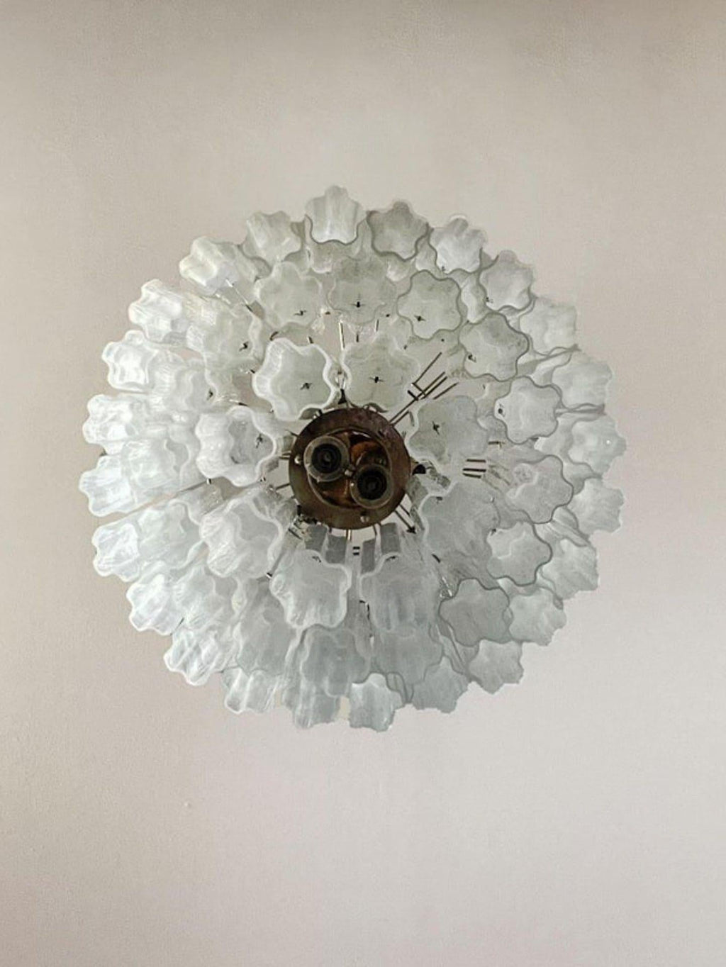 Murano Chandelier – 48 tubes – Alabaster White - Cyran Lamps