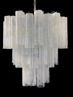 Murano Chandelier – 48 tubes – Alabaster White - Cyran Lamps