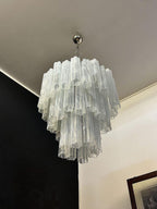 Murano Chandelier – 48 tubes – Alabaster White - Cyran Lamps