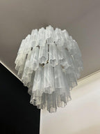 Murano Chandelier – 48 tubes – Alabaster White - Cyran Lamps