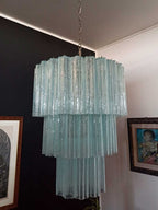 Murano Chandelier – 52 tubes – Opal - Cyran Lamps