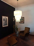 Murano Chandelier – 52 tubes – Opal - Cyran Lamps