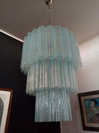 Murano Chandelier – 52 tubes – Opal - Cyran Lamps
