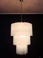 Murano Chandelier – 52 tubes – Opal - Cyran Lamps