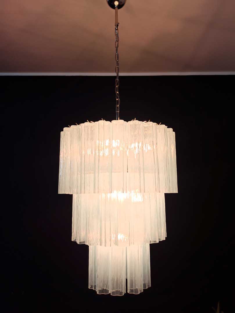 Murano Chandelier – 52 tubes – Opal - Cyran Lamps
