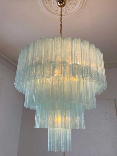 Murano Chandelier – 78 tubes – Opal - Cyran Lamps