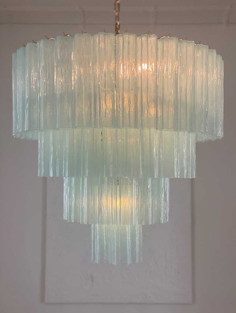 Murano Chandelier – 78 tubes – Opal - Cyran Lamps