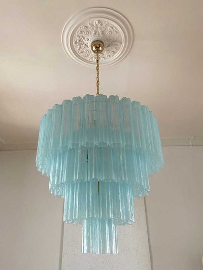 Murano Chandelier – 78 tubes – Opal - Cyran Lamps