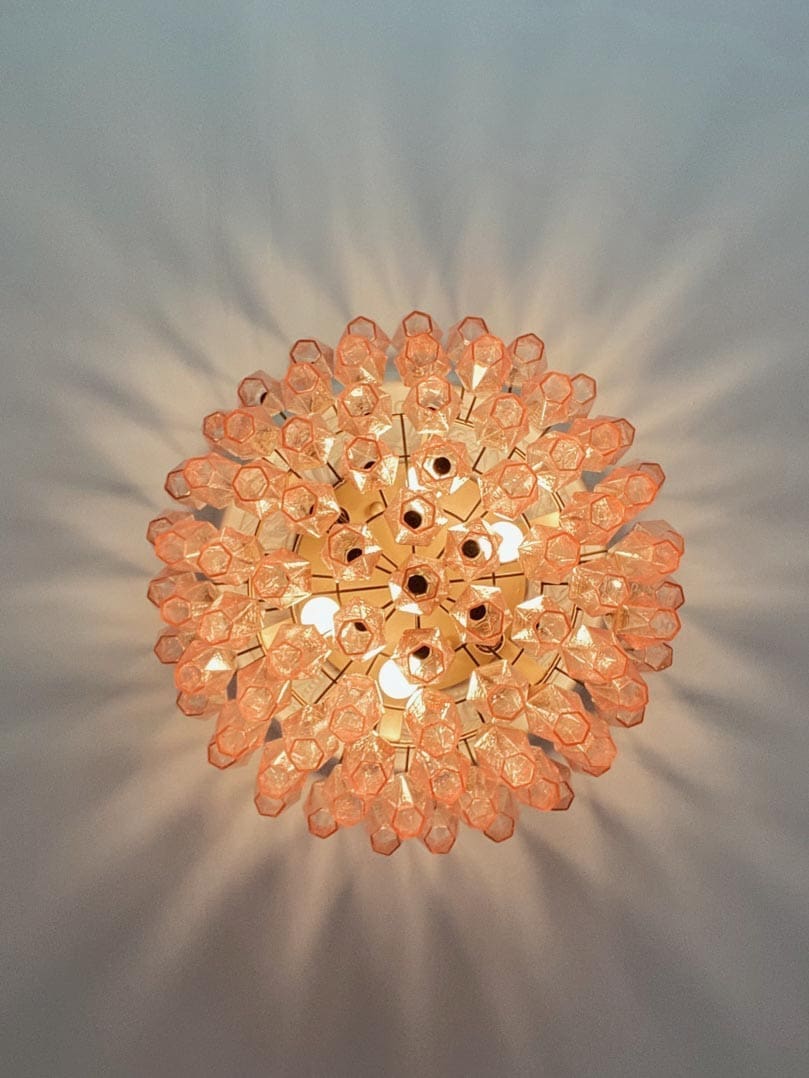 Murano Chandelier – Poliedri – 84 glasses - Cyran Lamps