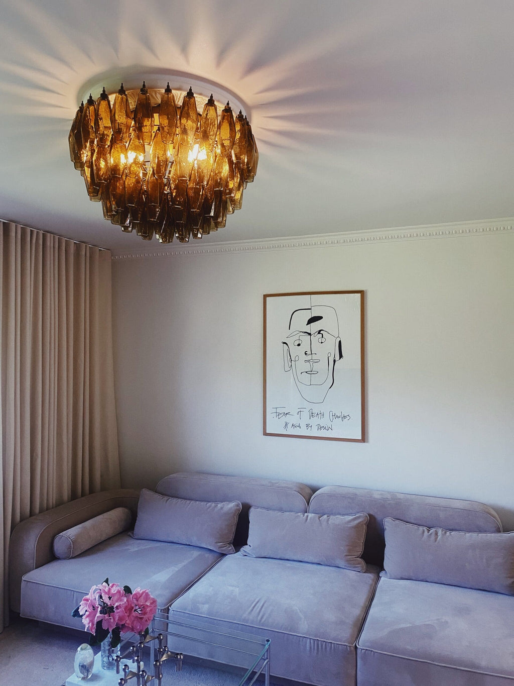 Murano Chandelier – Poliedri – 84 glasses - Cyran Lamps