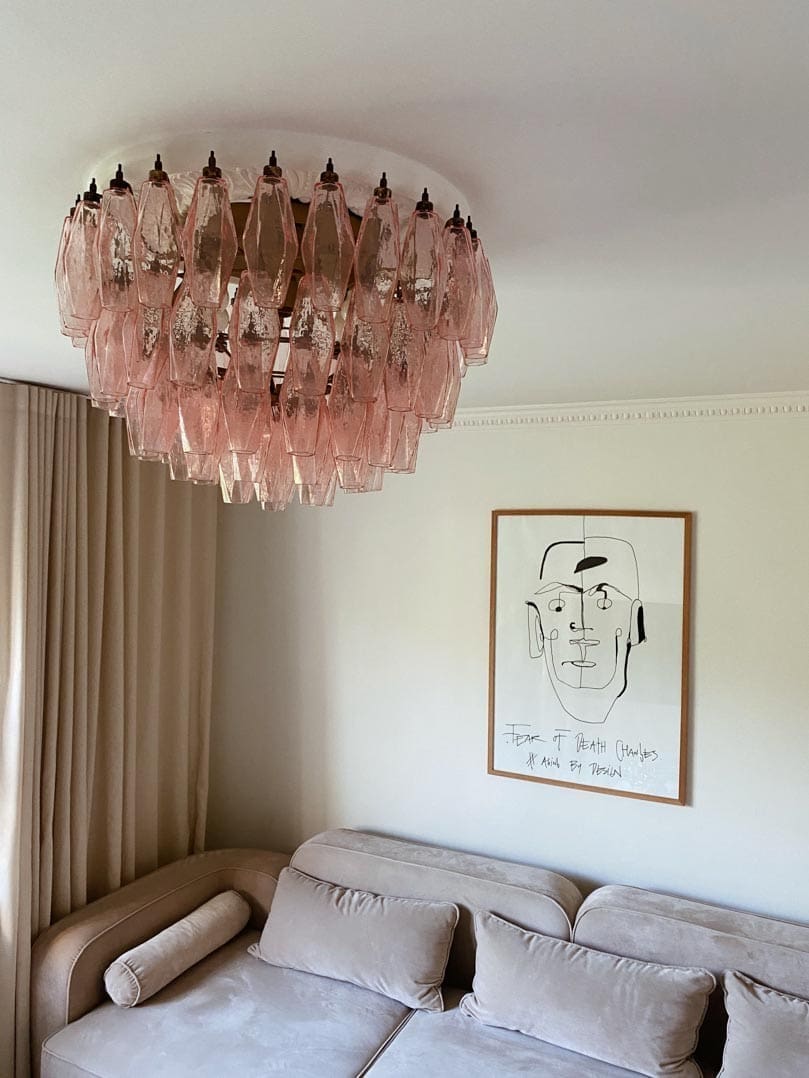 Murano Chandelier – Poliedri – 84 glasses - Cyran Lamps