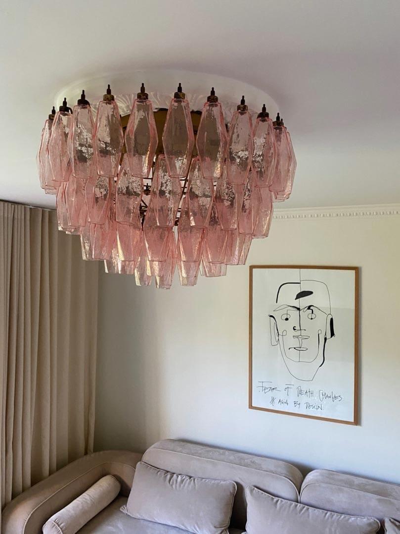 Murano Chandelier – Poliedri – 84 glasses - Cyran Lamps